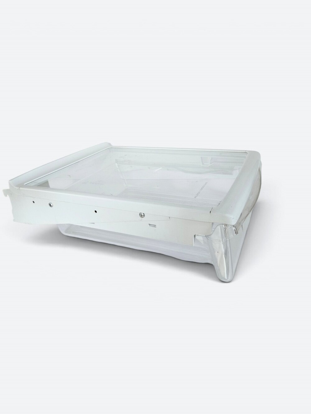 Whirlpool Refrigerator Replacement Set Snack Pan With Slide Rails & Glass Shelf